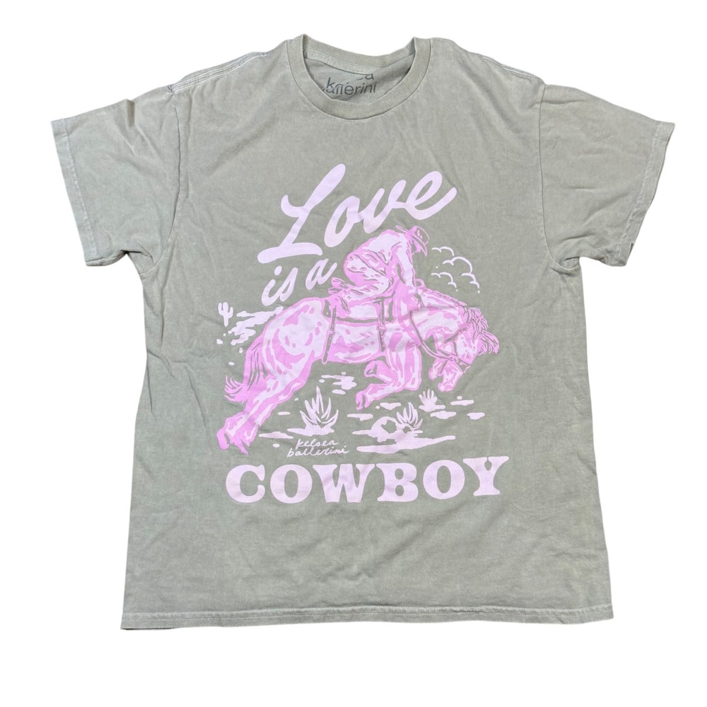 Kelsea Ballerini Patterns Album & Love a Cowboy Graphic T Shirt Bundle Woman's M - Picture 3 of 16